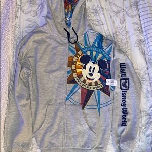 Disney Parks Zip Up Sweatshirt